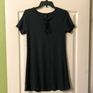 ribbed tie tunic/dress